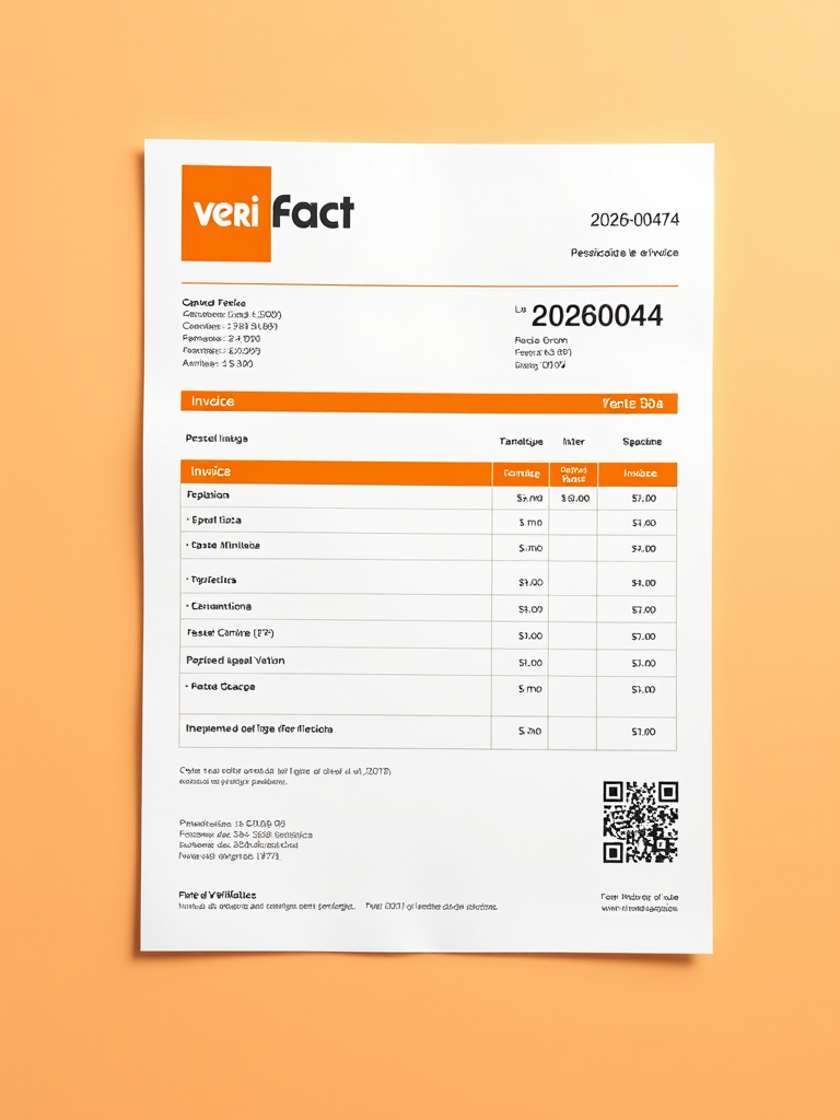 Factura VeriFactu con hash chain y QR oficial AEAT